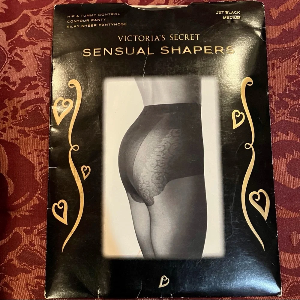 Vintage Victoria’s Secret Sensual Shaper Silky Sheer Pantyhose NWT